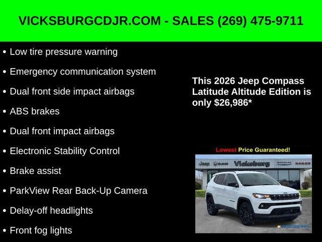 2026 Jeep Compass COMPASS LATITUDE ALTITUDE 4X4