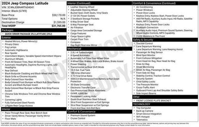 2024 Jeep Compass Latitude 4x4