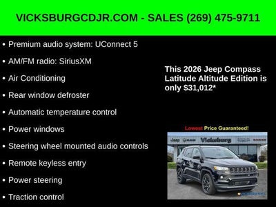 2026 Jeep Compass COMPASS LATITUDE ALTITUDE 4X4