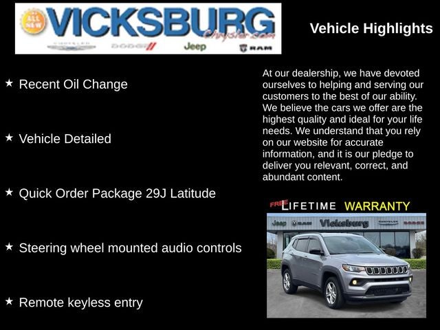 2024 Jeep Compass Latitude 4x4