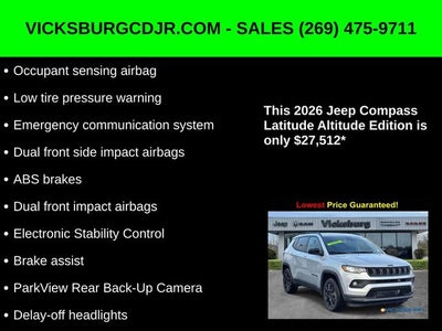 2026 Jeep Compass COMPASS LATITUDE ALTITUDE 4X4
