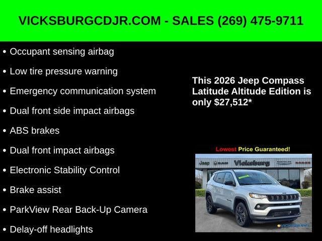 2026 Jeep Compass COMPASS LATITUDE ALTITUDE 4X4