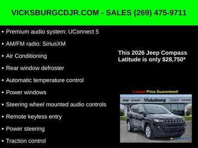 2026 Jeep Compass COMPASS LATITUDE 4X4