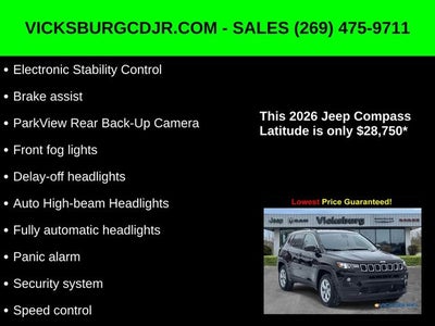 2026 Jeep Compass COMPASS LATITUDE 4X4