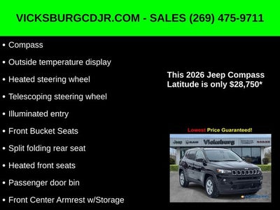 2026 Jeep Compass COMPASS LATITUDE 4X4