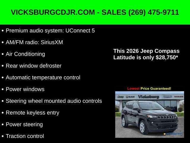 2026 Jeep Compass COMPASS LATITUDE 4X4