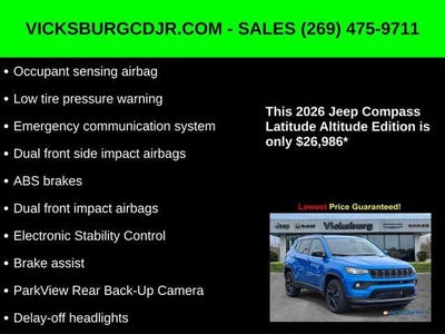 2026 Jeep Compass COMPASS LATITUDE ALTITUDE 4X4