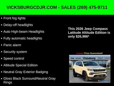 2026 Jeep Compass COMPASS LATITUDE ALTITUDE 4X4