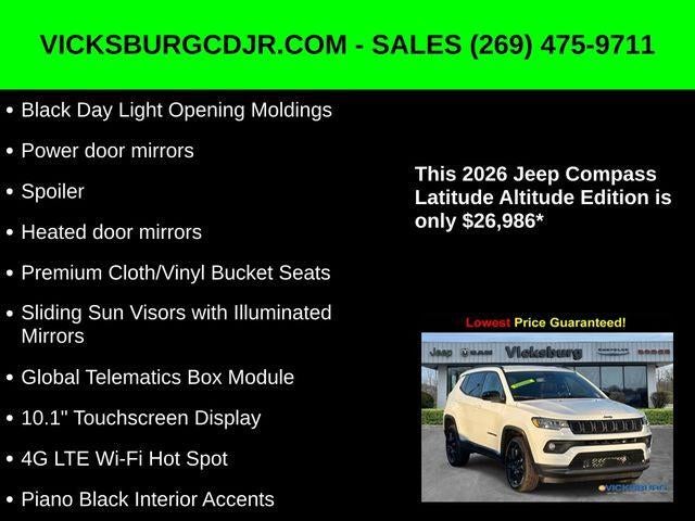 2026 Jeep Compass COMPASS LATITUDE ALTITUDE 4X4