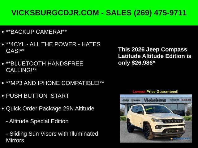 2026 Jeep Compass COMPASS LATITUDE ALTITUDE 4X4