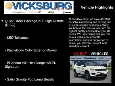 2019 Jeep Compass High Altitude 4x4