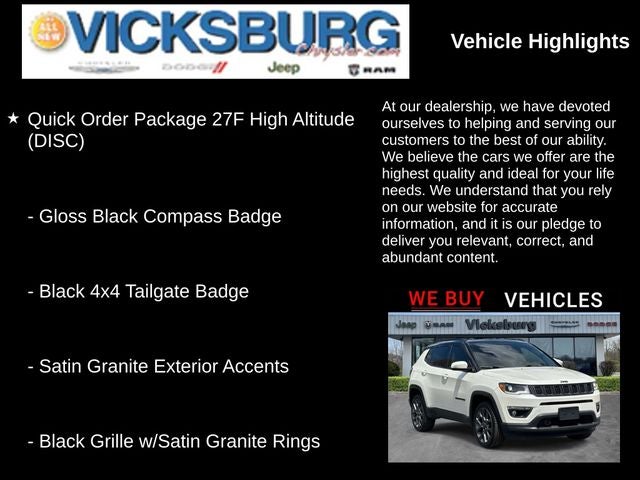 2019 Jeep Compass High Altitude 4x4