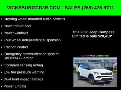 2026 Jeep Compass COMPASS LIMITED ALTITUDE 4X4