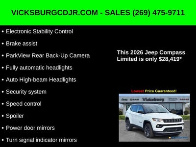 2026 Jeep Compass COMPASS LIMITED ALTITUDE 4X4
