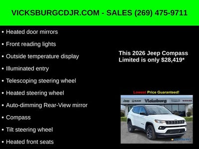 2026 Jeep Compass COMPASS LIMITED ALTITUDE 4X4