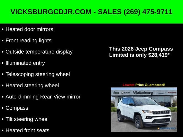 2026 Jeep Compass COMPASS LIMITED ALTITUDE 4X4