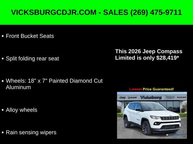 2026 Jeep Compass COMPASS LIMITED ALTITUDE 4X4