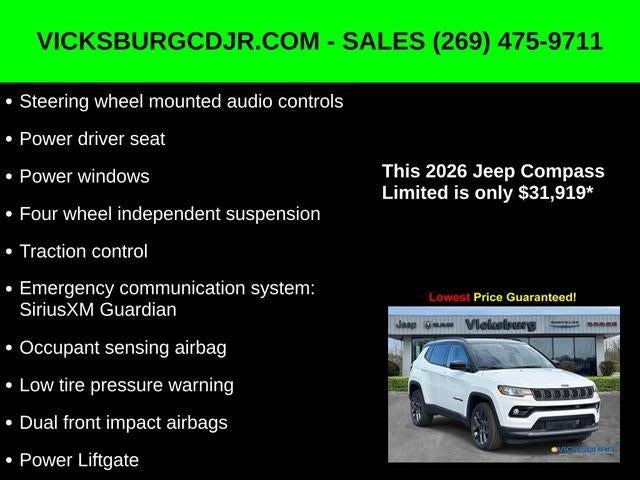 2026 Jeep Compass COMPASS LIMITED ALTITUDE 4X4