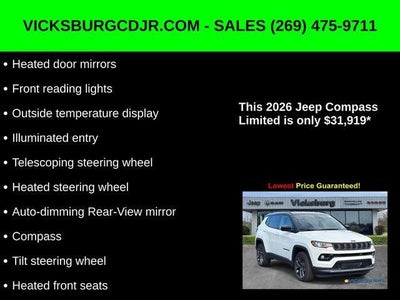 2026 Jeep Compass COMPASS LIMITED ALTITUDE 4X4