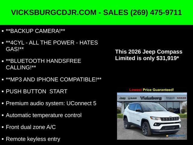 2026 Jeep Compass COMPASS LIMITED ALTITUDE 4X4