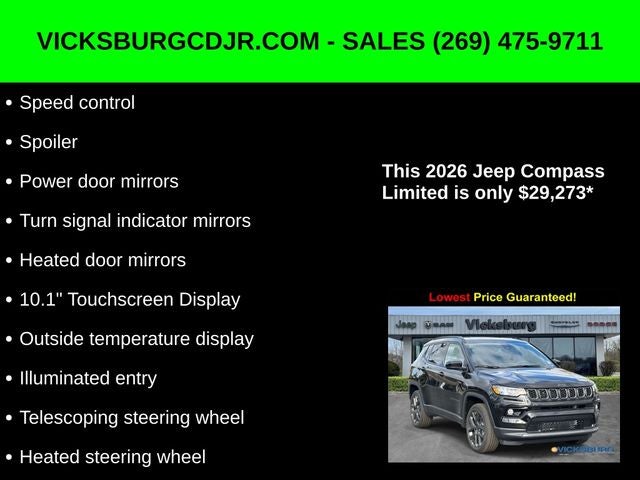 2026 Jeep Compass COMPASS LIMITED ALTITUDE 4X4