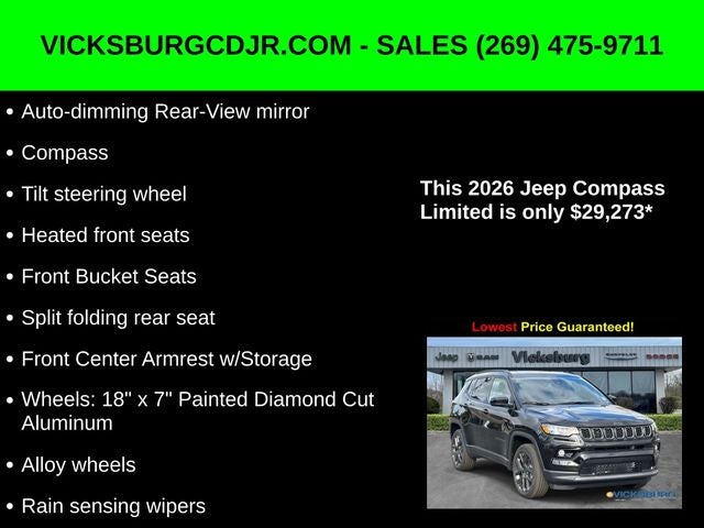 2026 Jeep Compass COMPASS LIMITED ALTITUDE 4X4