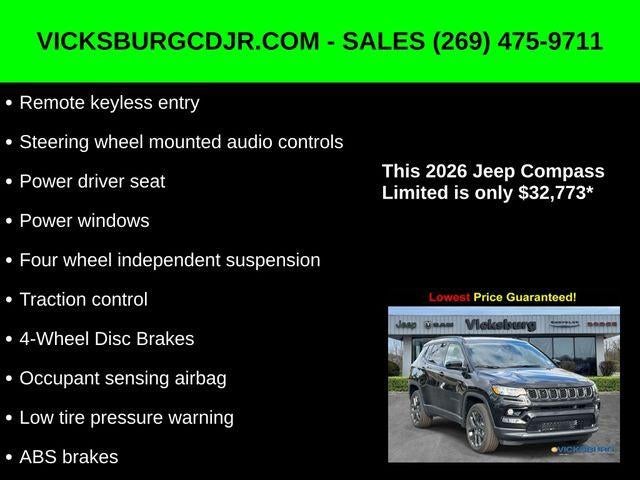2026 Jeep Compass COMPASS LIMITED ALTITUDE 4X4