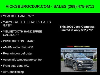 2026 Jeep Compass COMPASS LIMITED ALTITUDE 4X4