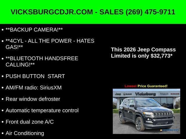 2026 Jeep Compass COMPASS LIMITED ALTITUDE 4X4