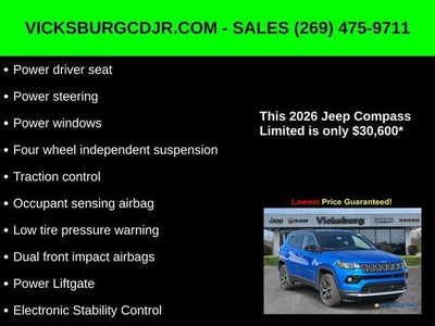 2026 Jeep Compass COMPASS LIMITED 4X4