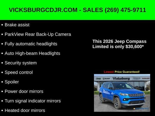 2026 Jeep Compass COMPASS LIMITED 4X4