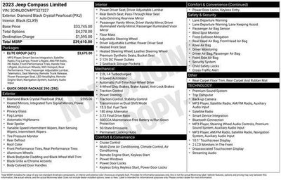 2023 Jeep Compass Limited 4x4