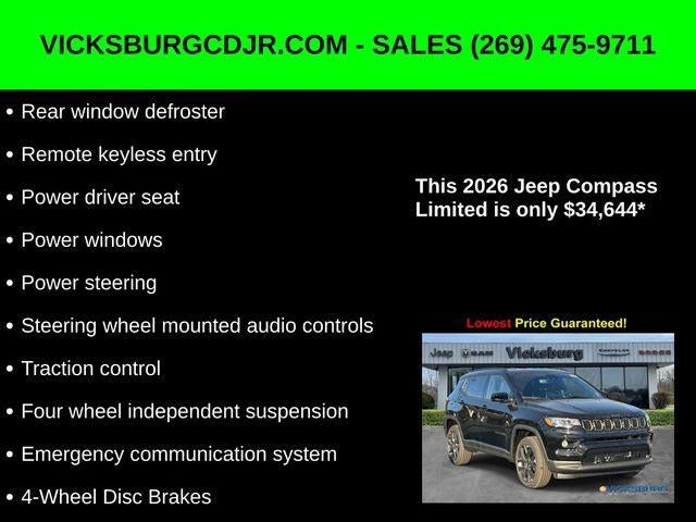 2026 Jeep Compass COMPASS LIMITED ALTITUDE 4X4