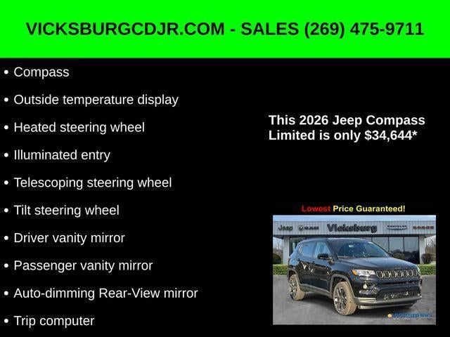 2026 Jeep Compass COMPASS LIMITED ALTITUDE 4X4