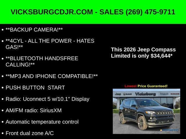 2026 Jeep Compass COMPASS LIMITED ALTITUDE 4X4