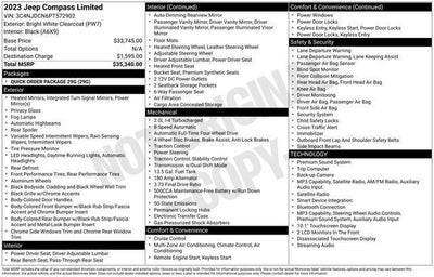 2023 Jeep Compass Limited 4x4