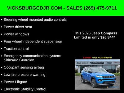 2026 Jeep Compass COMPASS LIMITED ALTITUDE 4X4