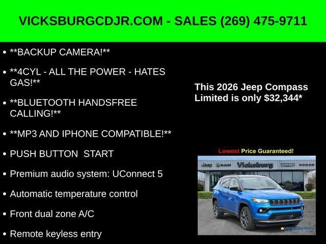 2026 Jeep Compass COMPASS LIMITED ALTITUDE 4X4