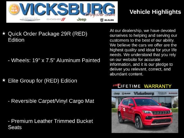 2023 Jeep Compass (RED) Edition 4x4