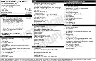 2023 Jeep Compass (RED) Edition 4x4
