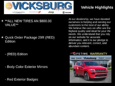 2023 Jeep Compass (RED) Edition 4x4