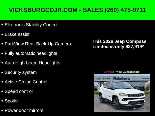 2026 Jeep Compass COMPASS LIMITED ALTITUDE 4X4
