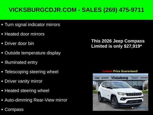 2026 Jeep Compass COMPASS LIMITED ALTITUDE 4X4