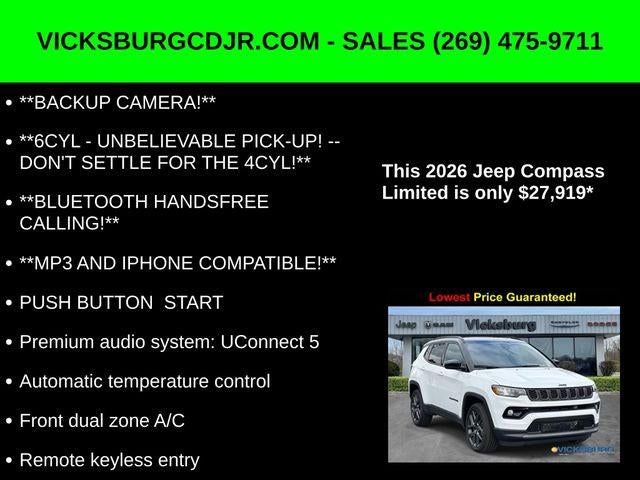 2026 Jeep Compass COMPASS LIMITED ALTITUDE 4X4