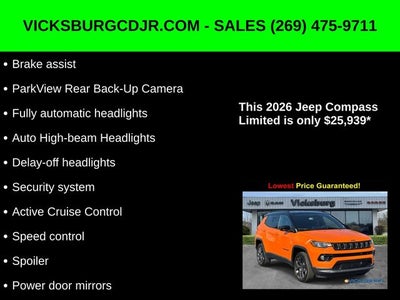 2026 Jeep Compass COMPASS LIMITED ALTITUDE 4X4