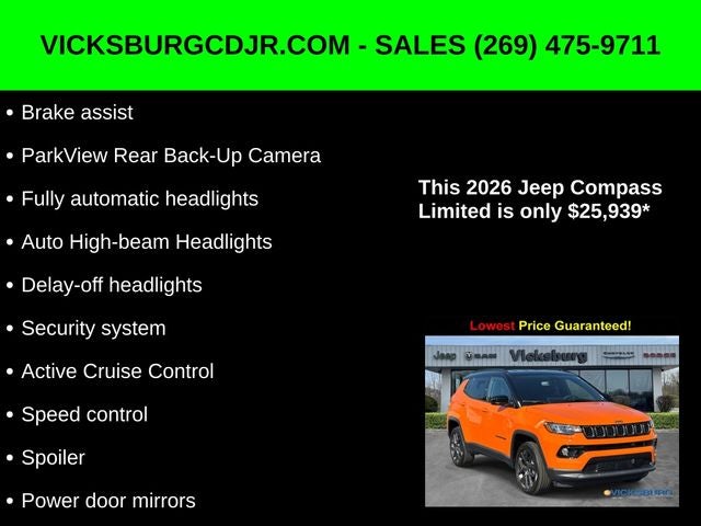 2026 Jeep Compass COMPASS LIMITED ALTITUDE 4X4