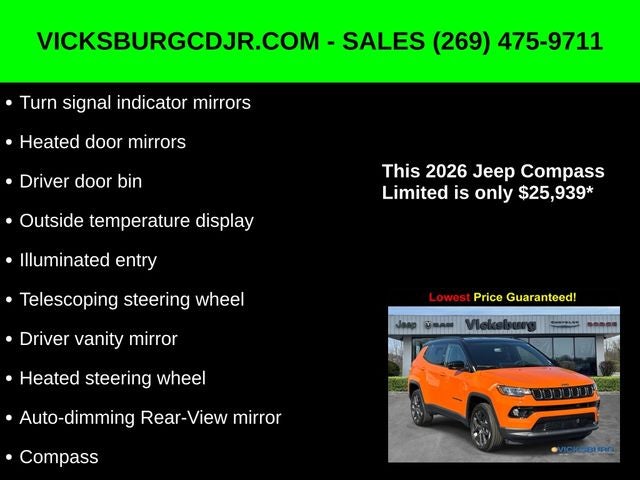 2026 Jeep Compass COMPASS LIMITED ALTITUDE 4X4