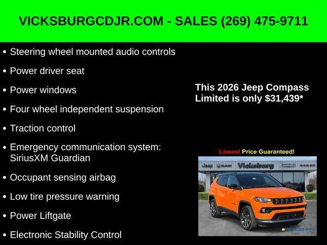 2026 Jeep Compass COMPASS LIMITED ALTITUDE 4X4