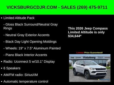 2026 Jeep Compass COMPASS LIMITED ALTITUDE 4X4