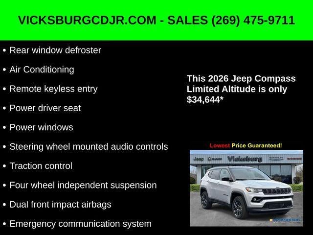 2026 Jeep Compass COMPASS LIMITED ALTITUDE 4X4